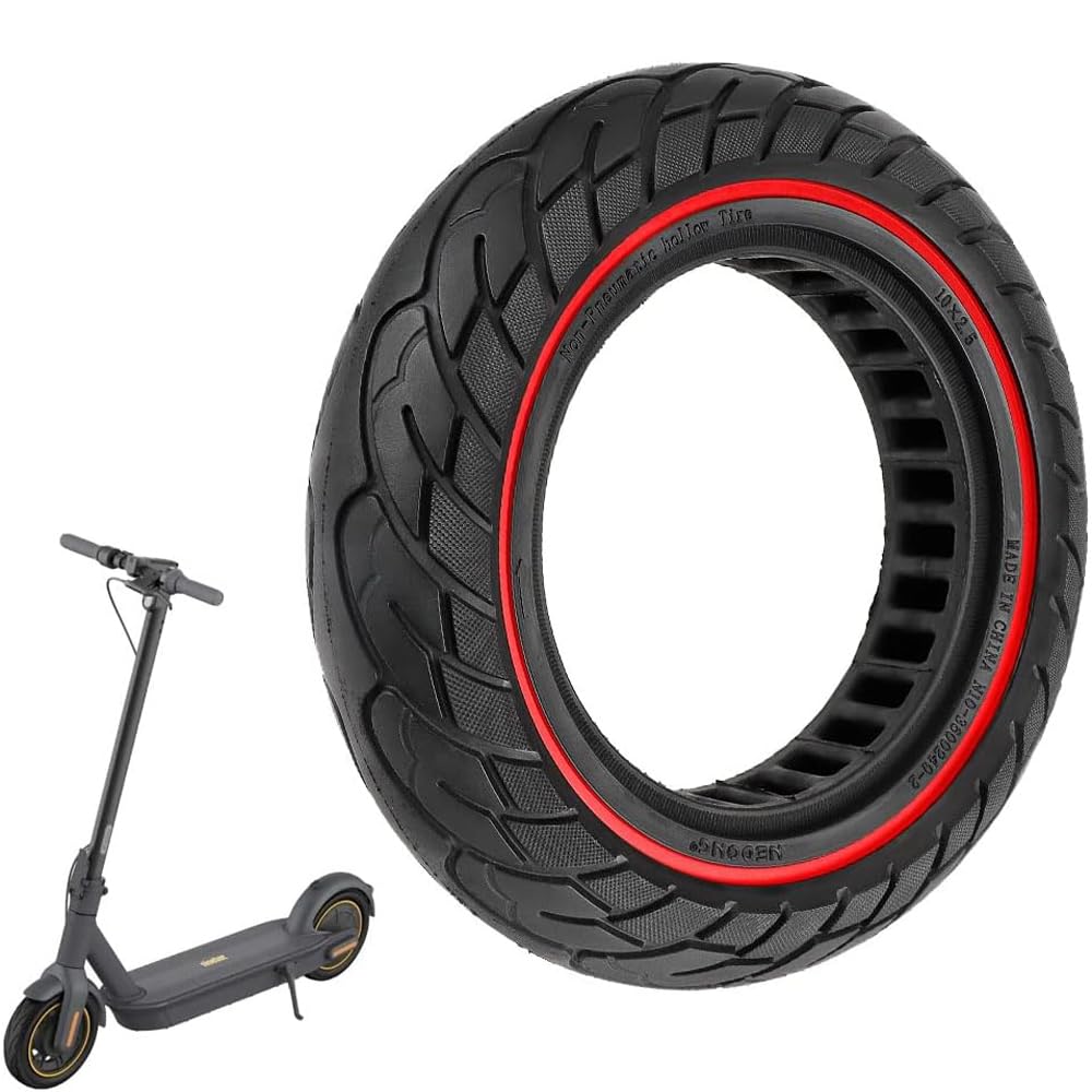 VOLOHAS 60/70-6,5 Vollgummireifen 10 * 2,5 Solide Reifen für Segway Ninebot Max G30 / G30E / G30LP E