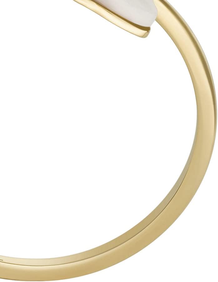 Fossil Damen Ringe aus Edelstahl offen 5 Ernte-Gold, 5 Ernte-Gold