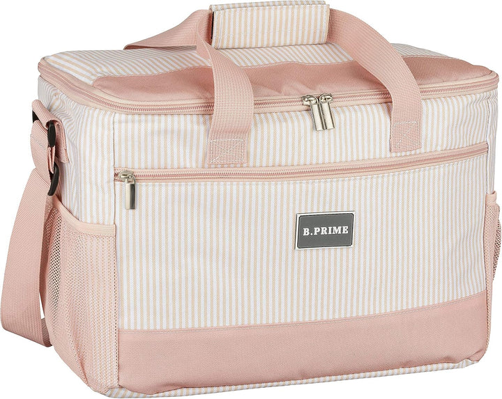 B.PRIME 20L Kühltasche Classic I 36x26x22cm I Isoliertasche I Lunch-Tasche I Kühlbox I Picknick-Tasc