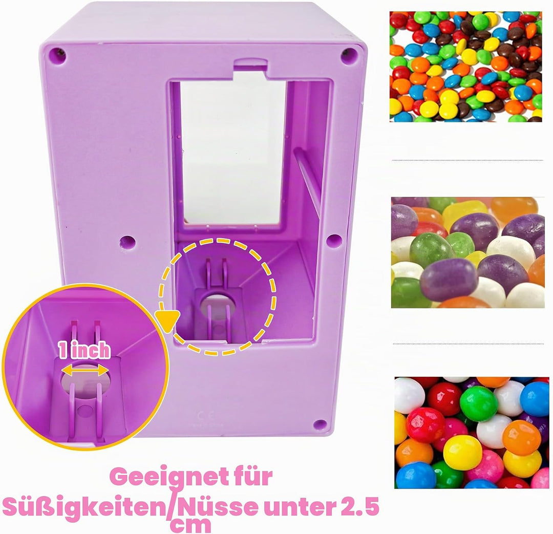 YOBRO Süssigkeitenautomat, süsser Wending Machine für den Schreibtisch, manuelle Süssigkeitenmaschin