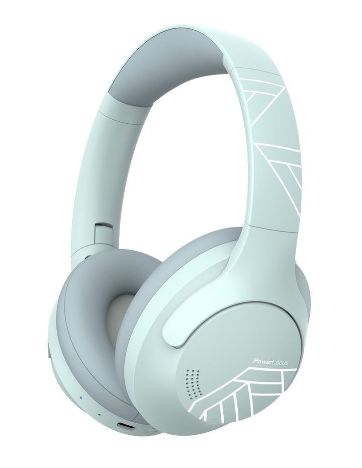 PowerLocus Bluetooth Kopfhörer Over Ear, 50 Std Spielzeit, 4 EQ-Modi, Kopfhörer Kabellos Faltbarer m