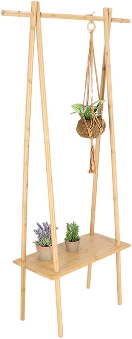 Esschert Design Indoor Etagere S – Dekoratives Standregal für Pflanzen und Wohnaccessoires - Bambus