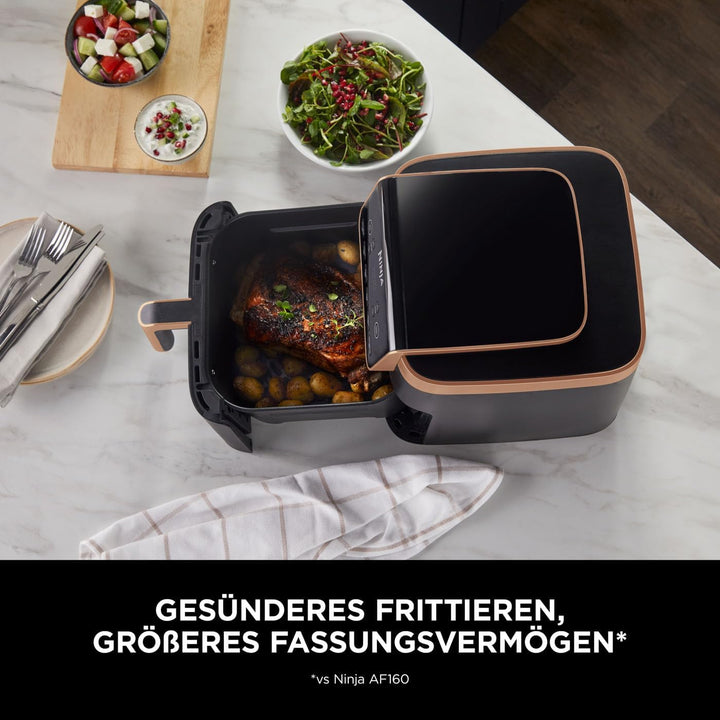 Ninja Heissluftfritteuse MAX PRO, 6,2 L, ölfrei, grosse Schublade, Rösten, Backen, Air Fry, Antihaft