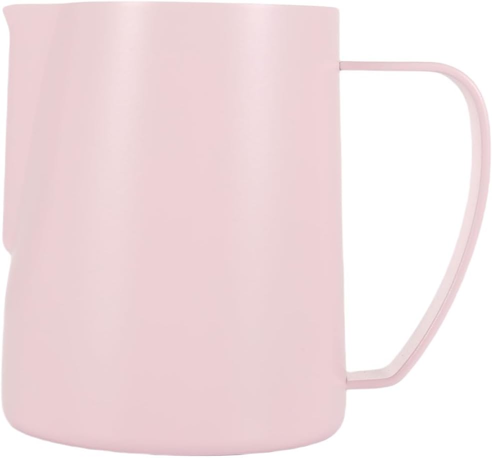 Milchaufschäumkrug, 600 ml, Edelstahl, Espresso-Dampfkrug, Milchaufschäumer für Kaffee, Cappuccino,