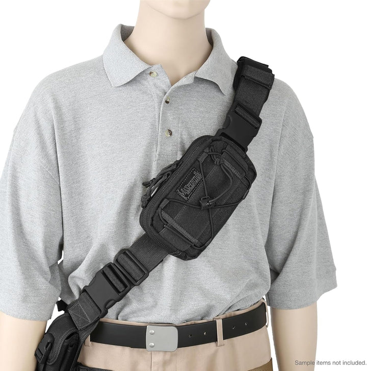 Maxpedition Malaga GearSlinger Schwarz, Schwarz