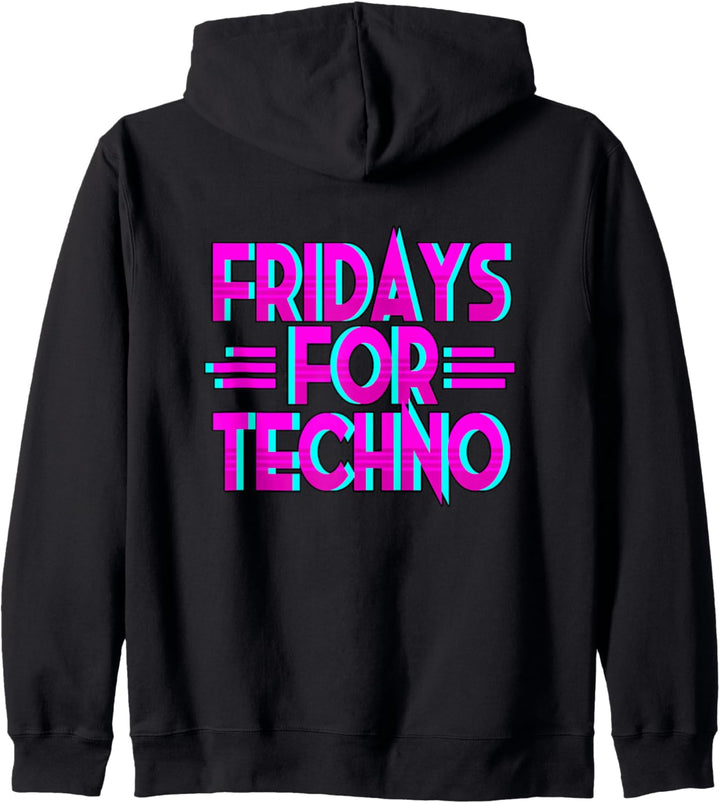 Techno Rave Kapuzenjacke
