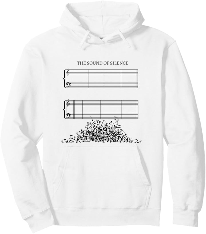 Notenblatt ohne Noten - The Sound of Silence Musiker Outfit Pullover Hoodie