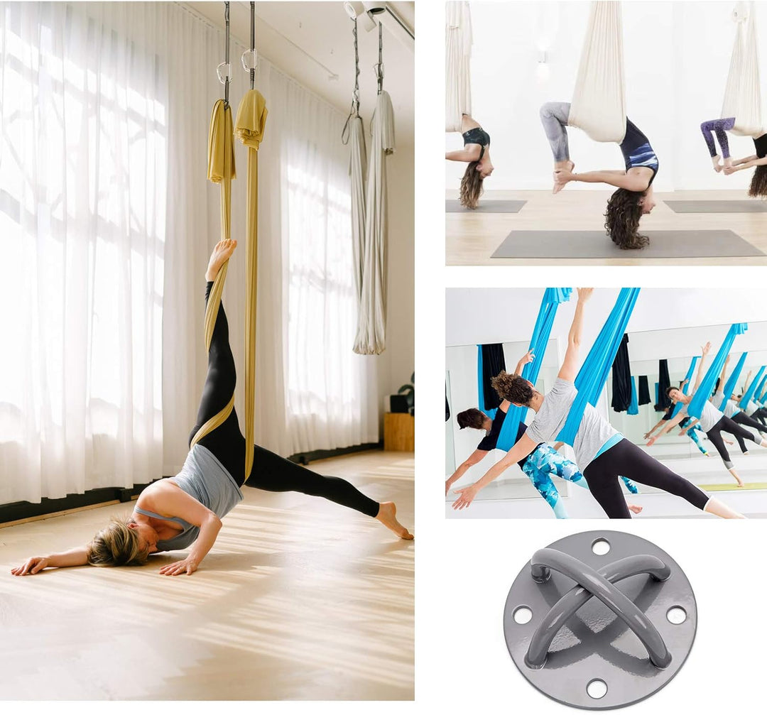 jiuzcare Suspension Trainer Mount Deckenhaken Hängesessel Wandanker Deckenhaken Schwerlast Wandhalte