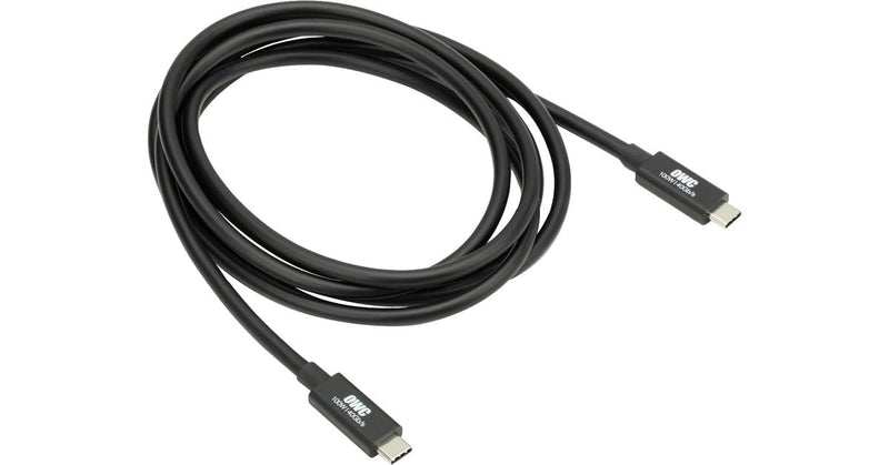 OWC - 2,0m Thunderbolt 4 / USB-C Kabel - Voll funktionsfähig für alle Thunderbolt 3 und 4, USB-C, un