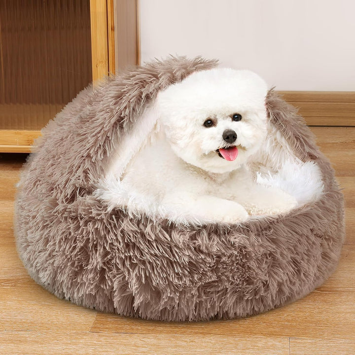 Flauschig Hundebett Muschelform Katzenbett Warm Tierbett Haustierbett Waschbar Hundesofa Katzensofa