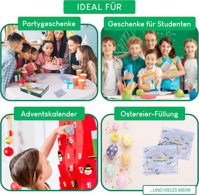 Dschungel Mitgebsel Kindergeburtstag, Malset 16 Stück | Mitbringsel Kindergeburtstag Gastgeschenke,