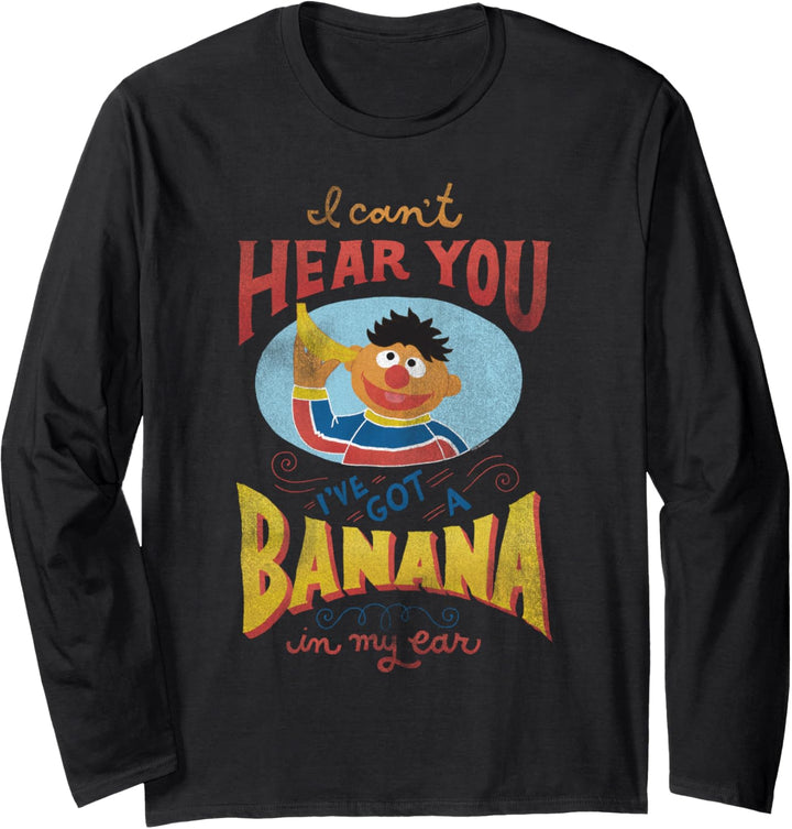 Sesame Street Ernie Banana in my Ear Langarmshirt