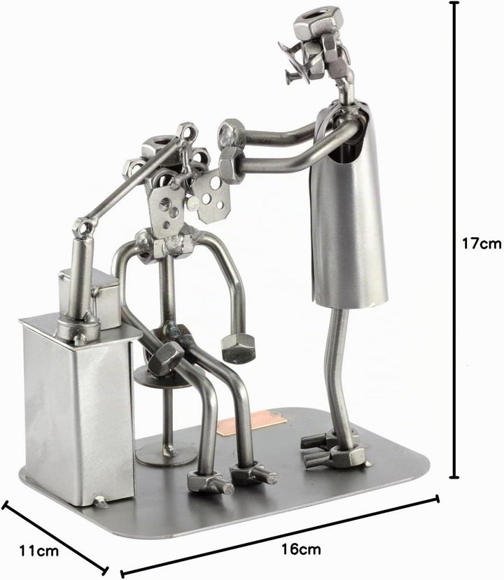 Steelman24 I Schraubenmännchen Augenarzt I Made in Germany I Handarbeit I Geschenkidee I Stahlfigur