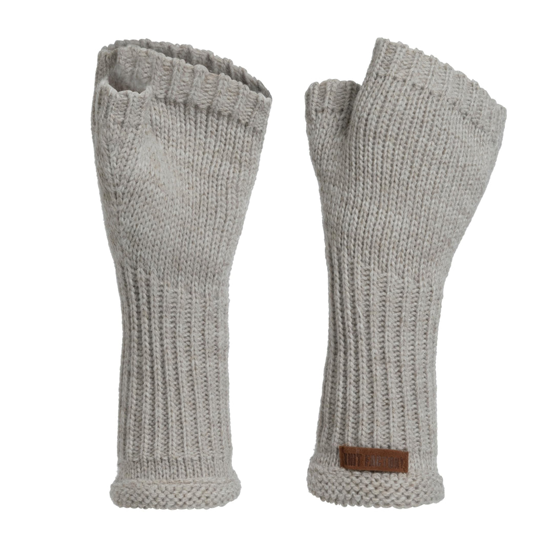 KNIT FACTORY - Cleo Handstulpen - Fingerlose Handschuhe - Gestrickte Handschuhe für Winter - Damen H