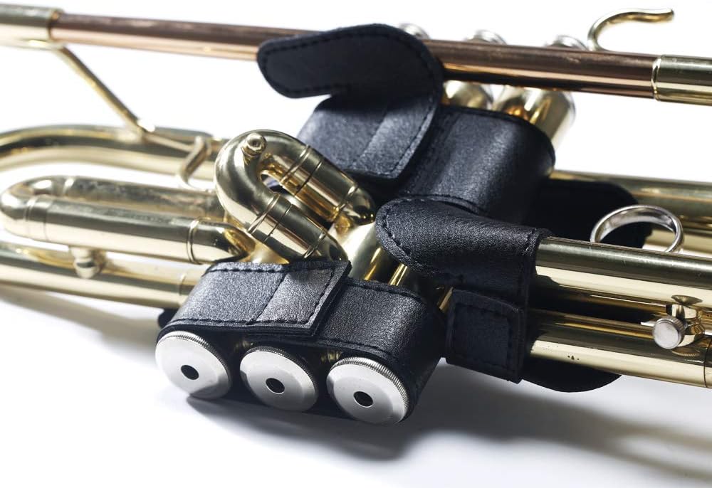 Pampet Gerader Dämpfer für Trompete, direkte Dämpfung Ventilschutz aus Leder für Trompeten. Trumpet