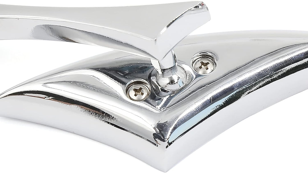 sourcing map Chrom Universal Motorrad Roller Cruiser Chopper Aussenspiegel