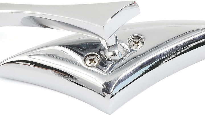 sourcing map Chrom Universal Motorrad Roller Cruiser Chopper Aussenspiegel