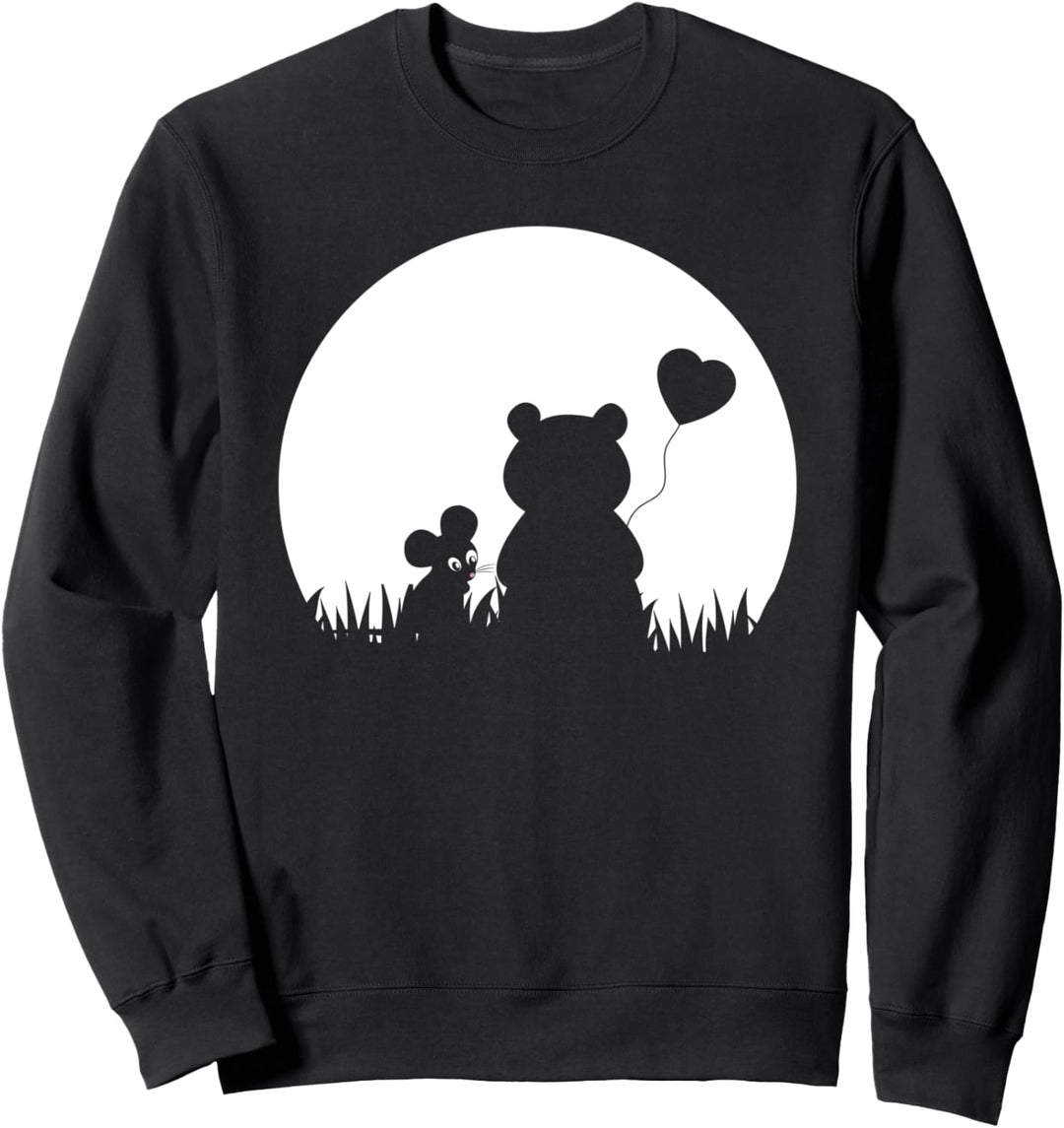 Valentinstagskostüm Maus Bär Herz Love My Valentines Sweatshirt