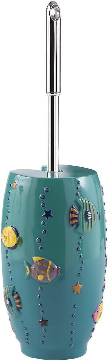 Gedy Dori Toilettenbürstenhalter, Harz, Türkis, 7,7x10,7x37,5