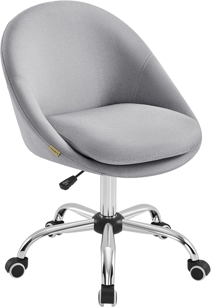 SONGMICS Homeoffice Stuhl, Drehstuhl, Schreibtischstuhl, Schaumstoffpolsterung, höhenverstellbar, fü