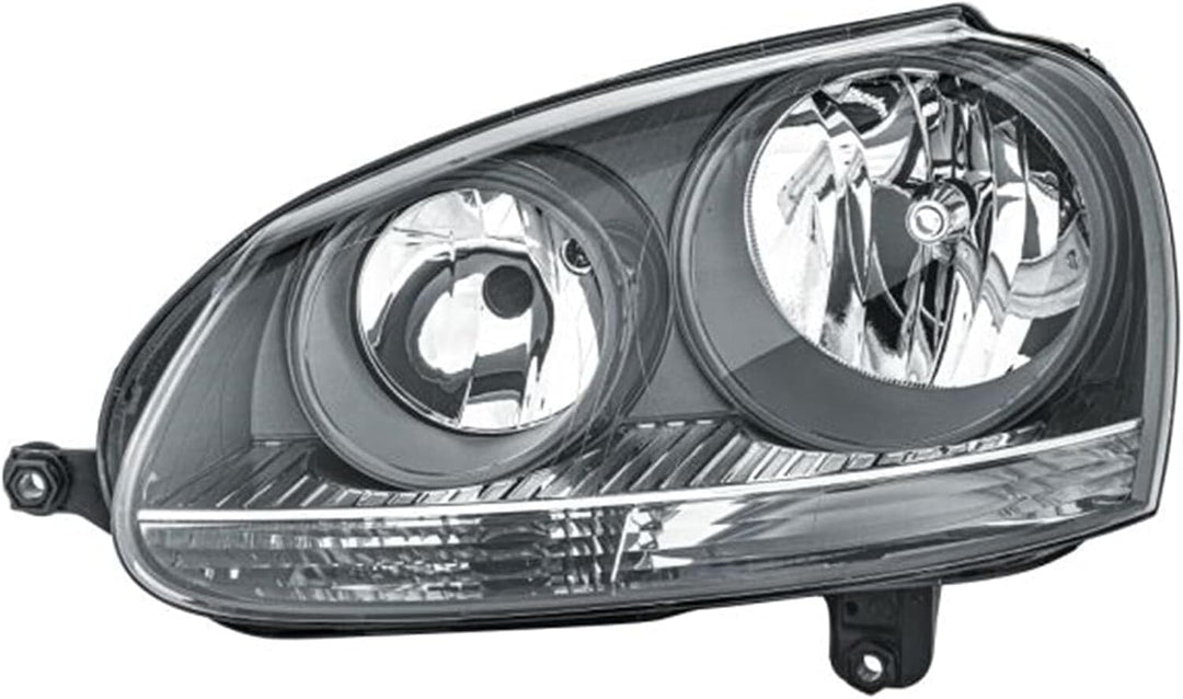 HELLA 1EG 247 007-411 Halogen-Hauptscheinwerfer - links - für u.a. VW Golf V (1K1) Links Grau, Links