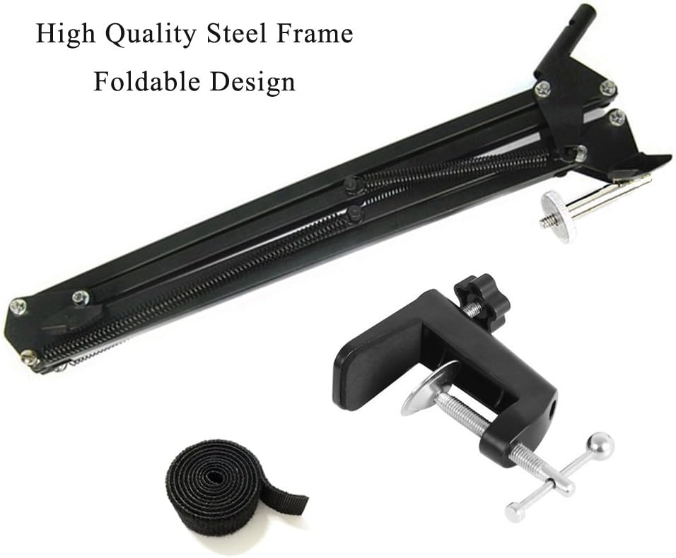 Tentucro Webcam Ständer Halter Desktop Kamera-Schreibtisch-Klemmhalterung für Logitech Webcam C922 C