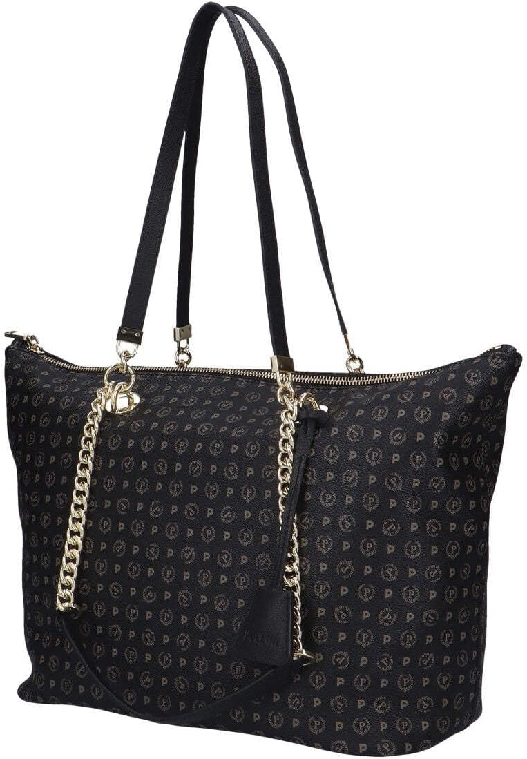 Pollini TE8410PP02Q1100A Tragetasche Damen Synthetisch Einheitsgrösse Schwarz, Einheitsgröß