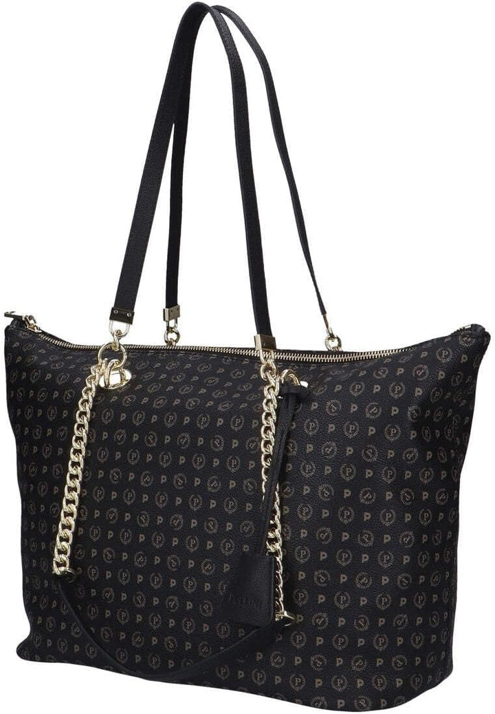 Pollini TE8410PP02Q1100A Tragetasche Damen Synthetisch Einheitsgrösse Schwarz, Einheitsgröß