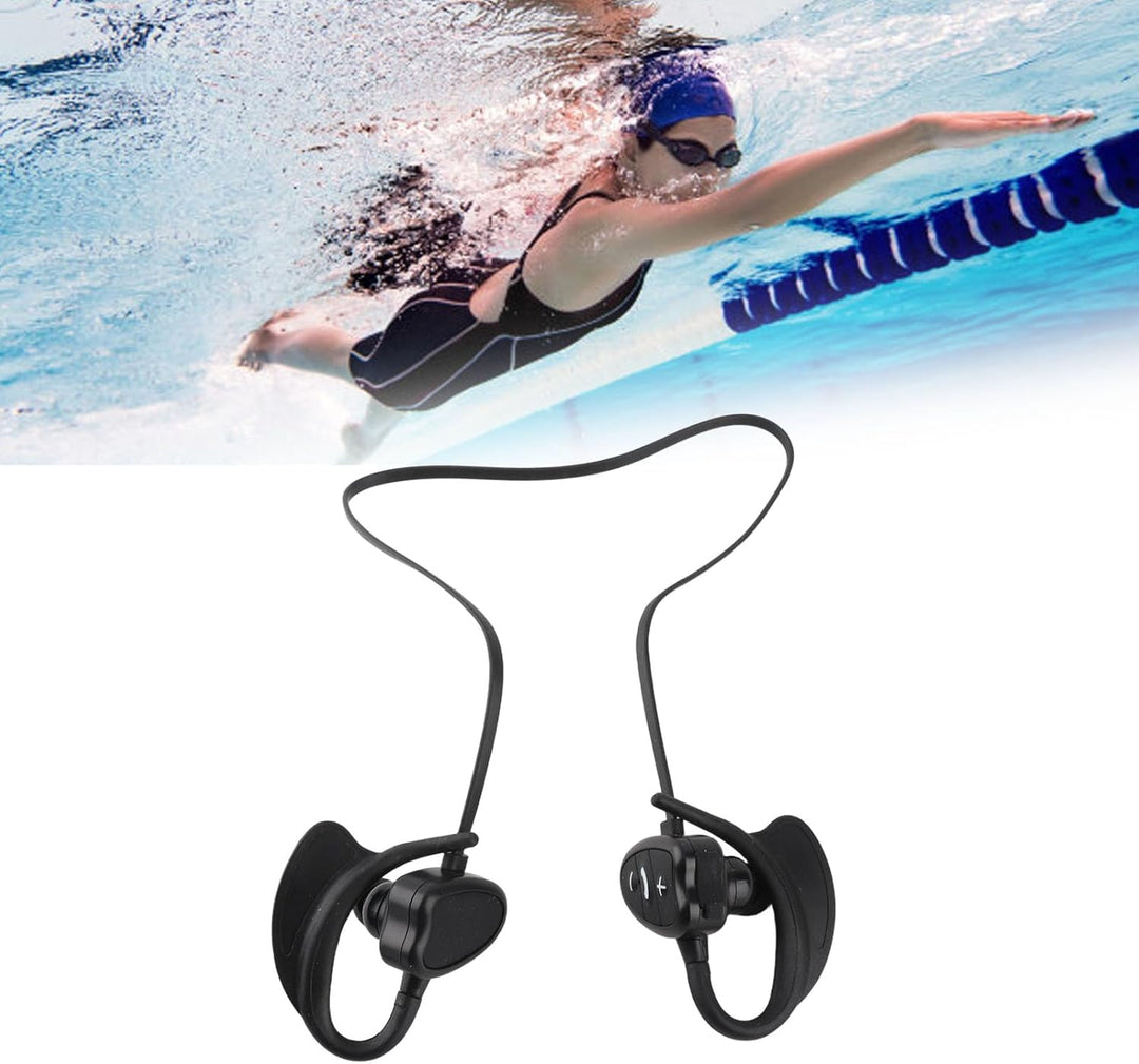 Schwimmkopfhörer IPX8 Wasserdicht, In-Ear-Ohrhörer mit Bluetooth 5.0, Unterwasserkopfhörer Zum Schwi