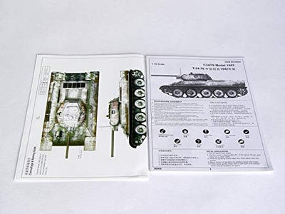 Trumpeter 00905 Modellbausatz T-34/76 Soviet Tank (1942)