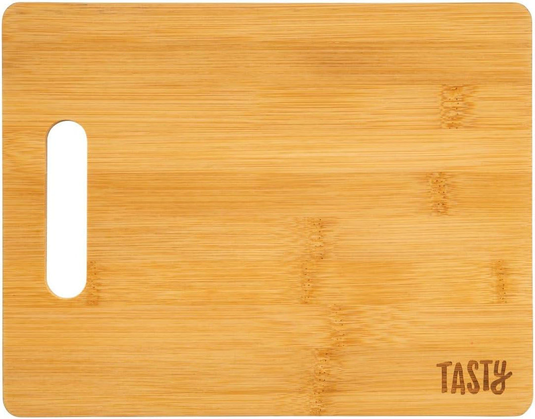 Tasty Bambus-Schneidebrett - 25,7x0,9cm - Ideal zum Schneiden von Brot, Obst, Gemüse, Schnittgut all