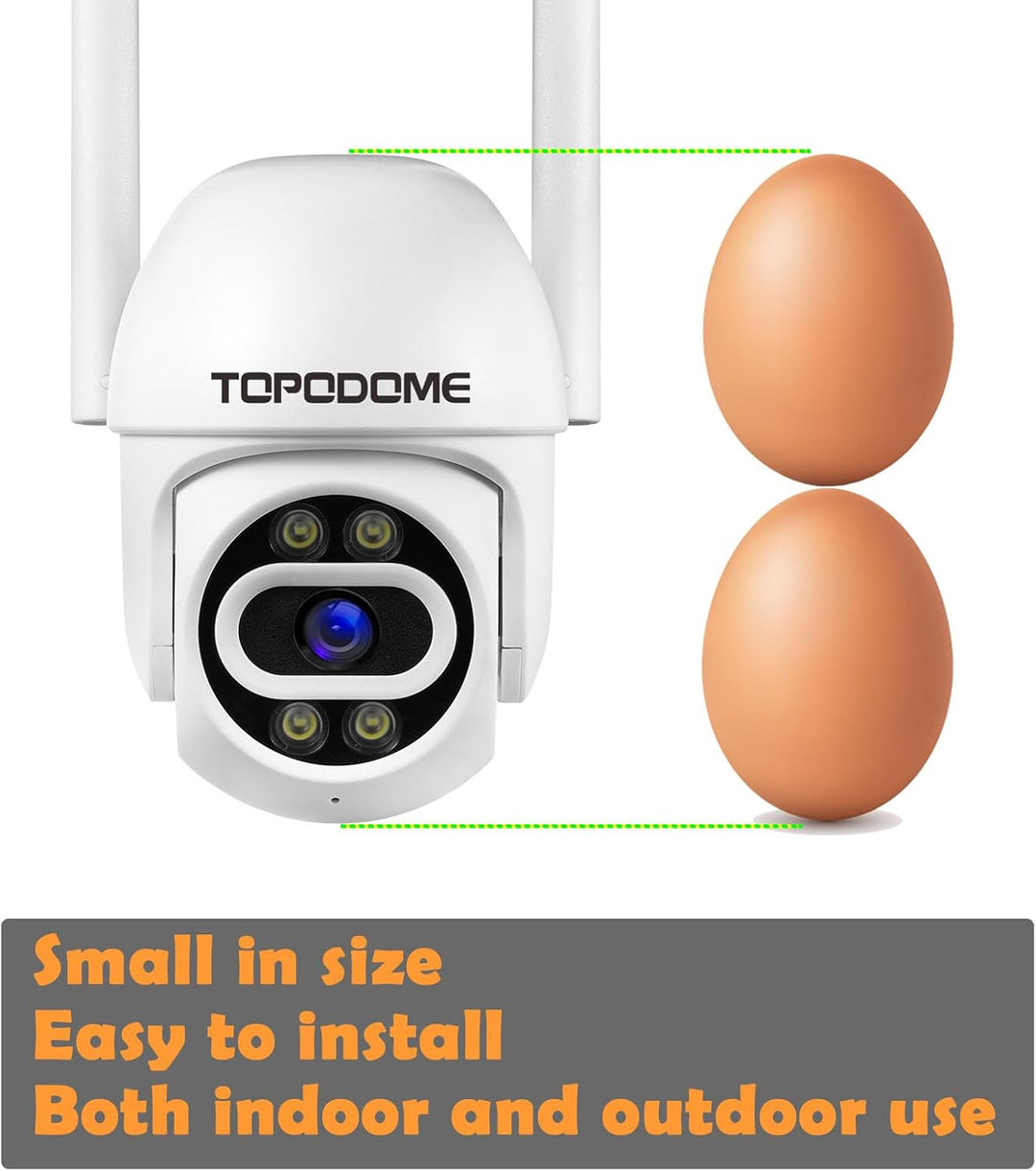 V10A 1080P WLAN Pan Tilt Überwachungskamera Aussen