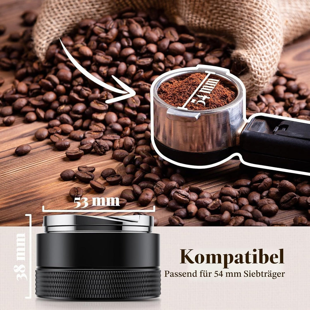 NEUTYPECHIC Coffee Distributor 53mm, Espresso Leveler Ausgleichwerkzeug für 54mm Kaffee Siebträger,