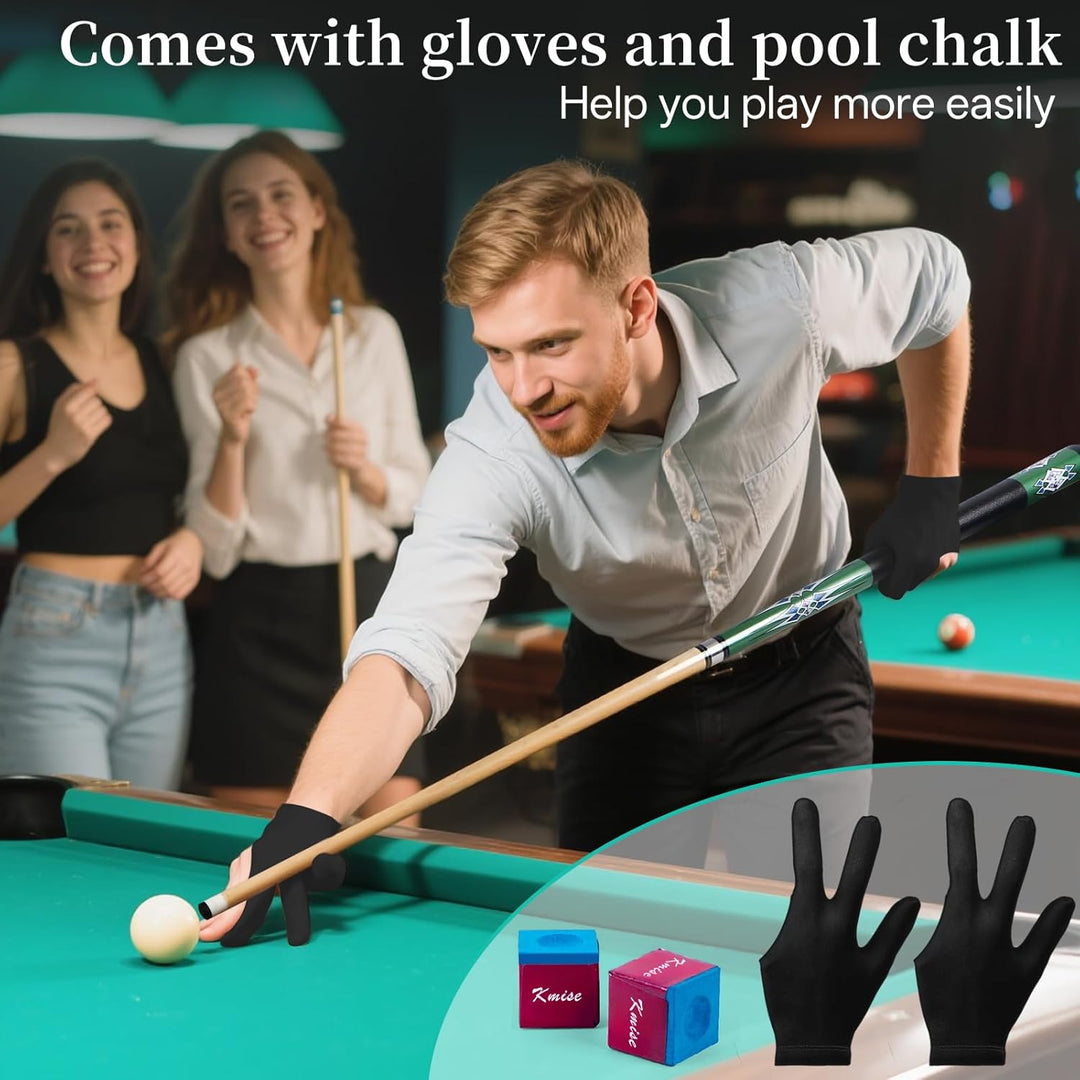 Kmise Billard-Stick-Set, 147 cm, Billard-Queue-Stick, Snooker-Spiel, Billard-Sticks für Männer, prof