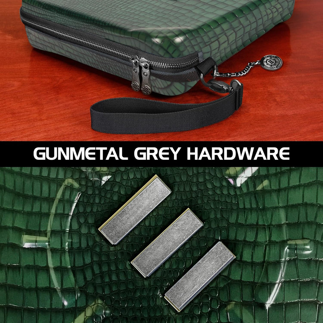 ENHANCE RPG-Organizer-Etui, Sammleredition – DND-Ordner mit integriertem Charakterbogenhalter, Würfe