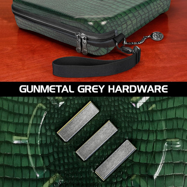 ENHANCE RPG-Organizer-Etui, Sammleredition – DND-Ordner mit integriertem Charakterbogenhalter, Würfe