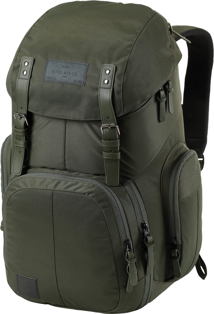 Nitro Weekender Alltagsrucksack mit gepolstertem Laptopfach, Schulrucksack, Wanderrucksack inkl. Nas
