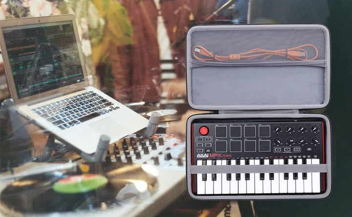 co2CREA Case Hart reiseschutzhülle Etui Tasche für AKAI Professional MPK Mini MK3 /MPK Mini MKII 25-