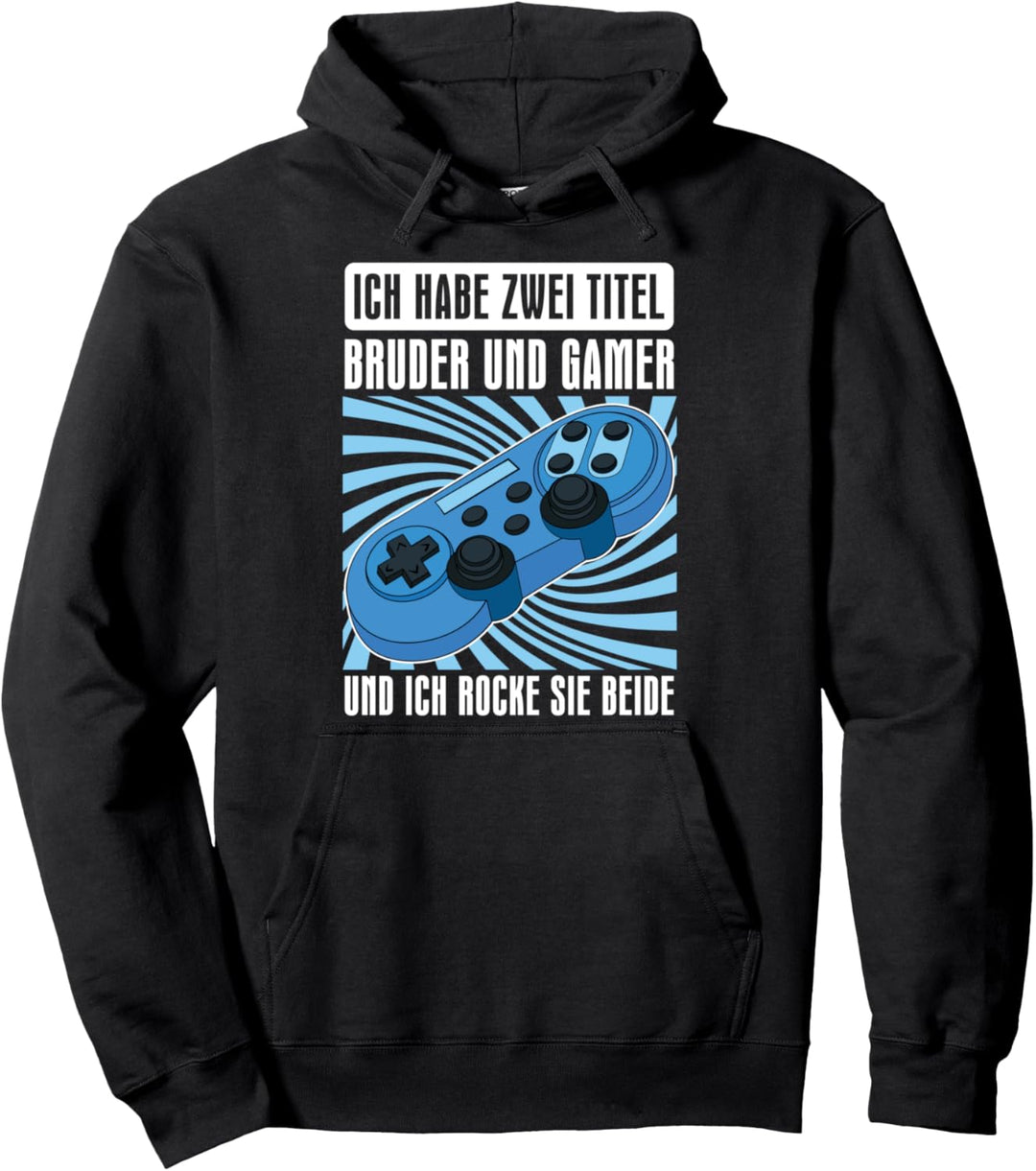 Videospiel Bruder E Sport Gamer Nerd Lustiges Gaming Pullover Hoodie
