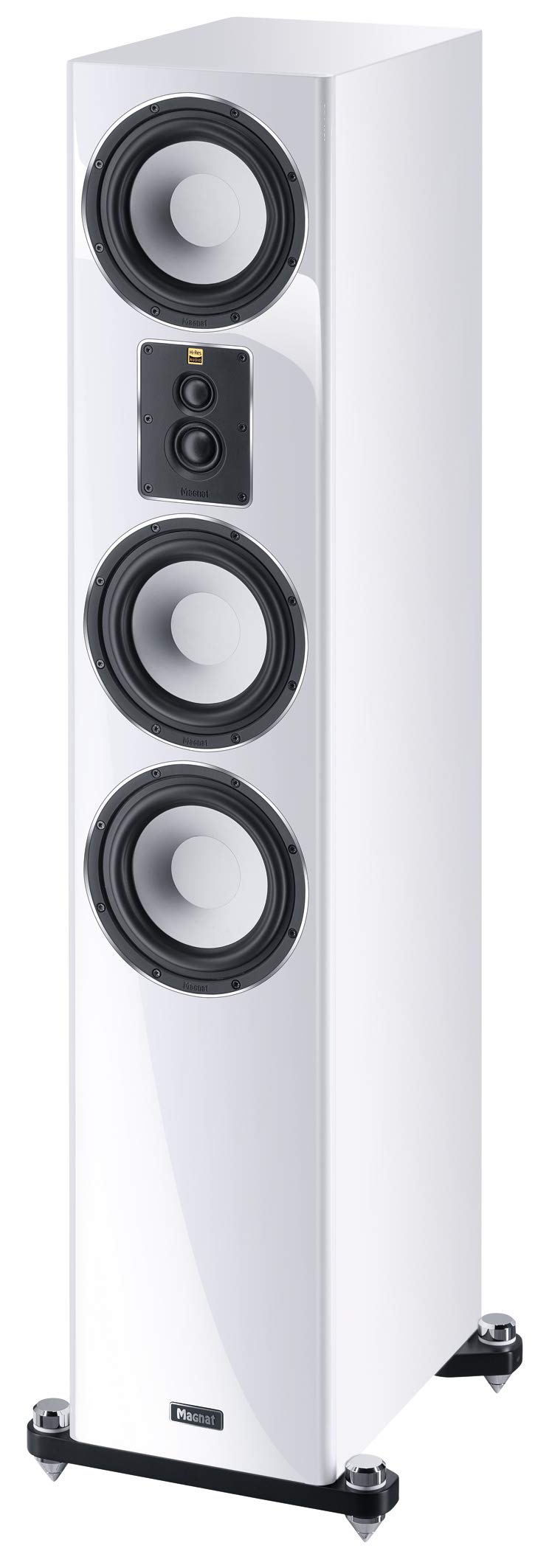 Magnat Signature 707, weiss, 1 STK. - dynamischer 4-Wege Stand-Lautsprecher mit edler Hochglanz-Fron