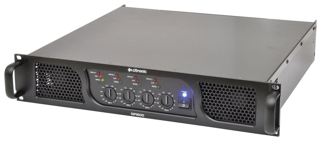 Citronic QP1600 Quad Power Amp 4 x 400W