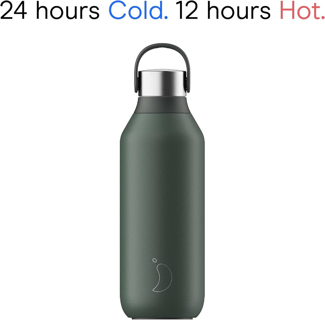 Chilly's Series 2 Flasche - Auslaufsicher, ohne Kondensation, BPA freier Edelstahl - Wiederverwendba