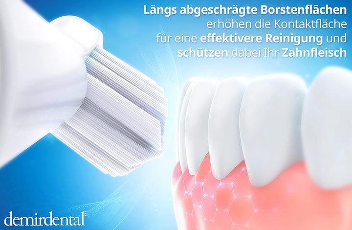 8er demirdental Ersatzbürsten passend für Philips Sonicare, Harte Aufsätze & Aufsteckbürsten, harte