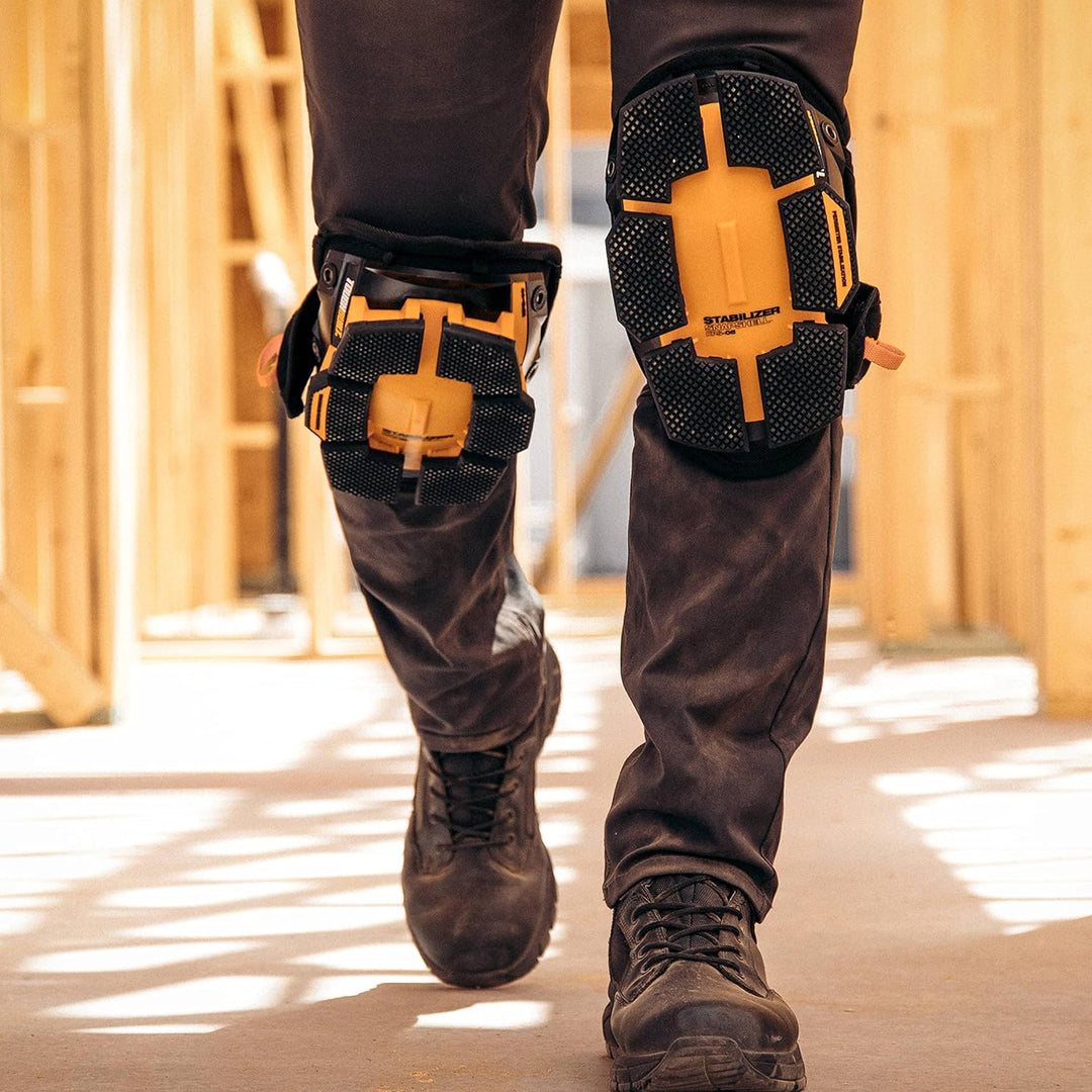 ToughBuilt TB-KP-G205 Stabilizer Knieschützer, Schwarz/Gelb, einheitsgrösse