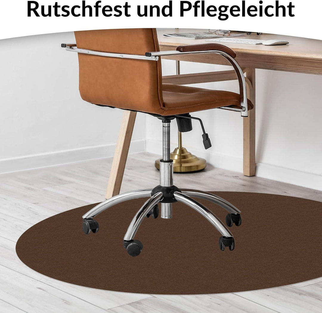 ANRO Bodenschutzmatte Bürostuhl Unterlage Schreibtischstuhl Unterlage Bürostuhl Teppich rutschfeste
