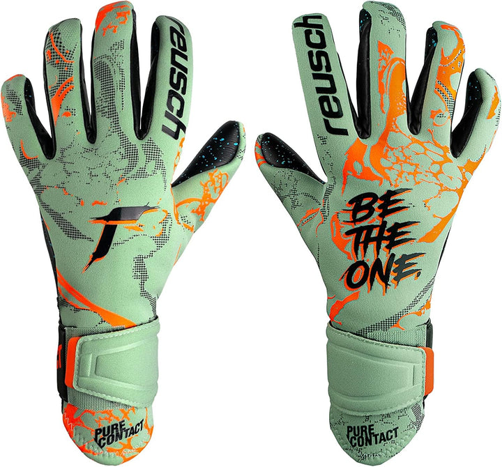 Reusch Unisex – Erwachsene Torwarthandschuhe Pure Contact Fusion mit Hervorragendem Grip und Innenna