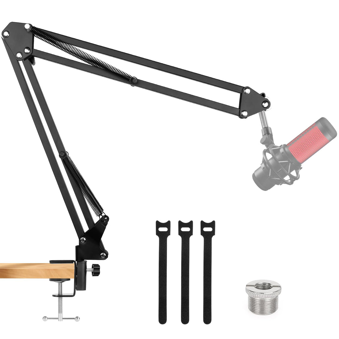 ChromLives Mikrofonarm Boom Arm für HyperX QuadCast Universal Mic Ständer Kompatibel mit HyperX Quad