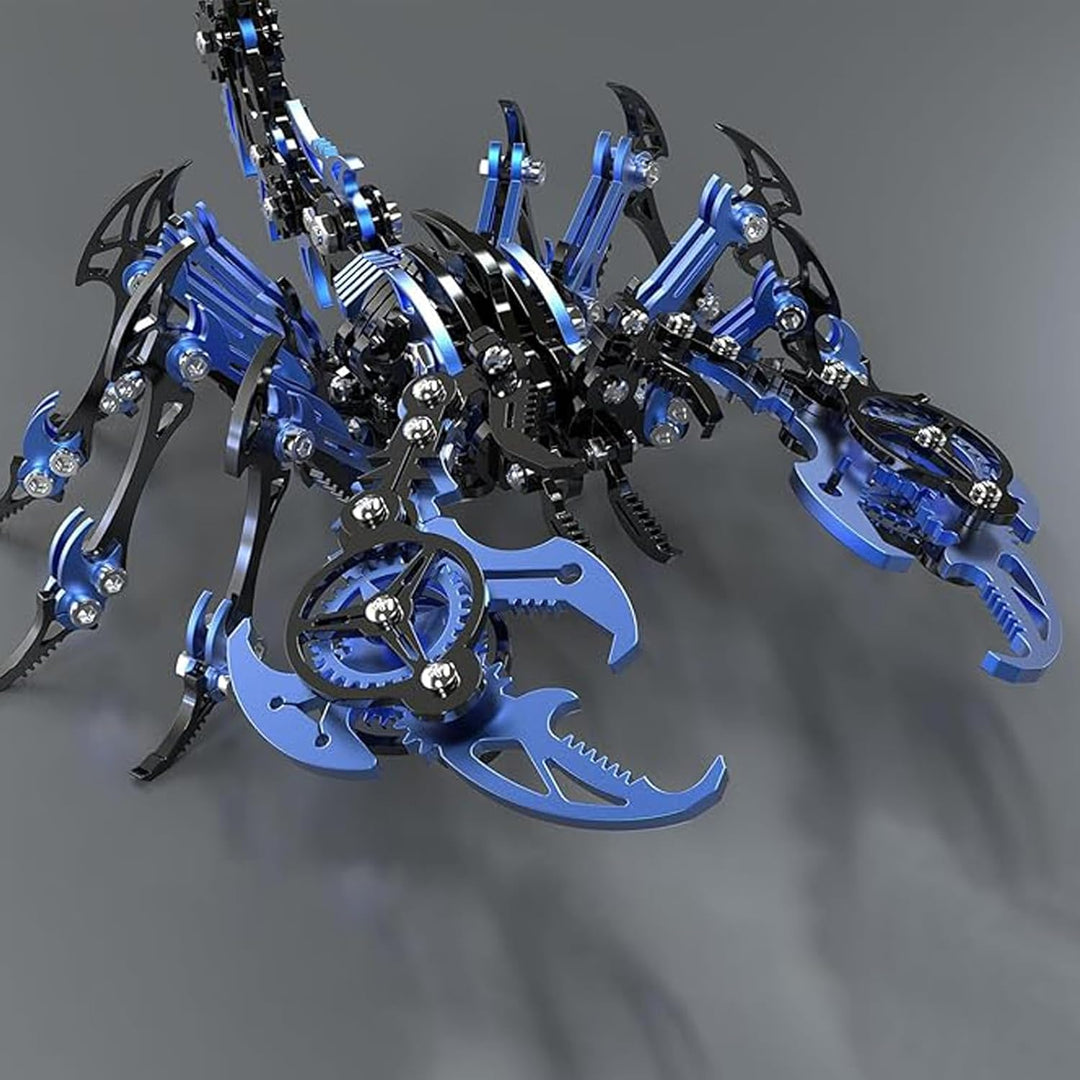 Bunte 3D Metall Puzzle Erwachsene Skorpion, 3D Modellbausatz Metall für Erwachsene mit Werkzeugen, D
