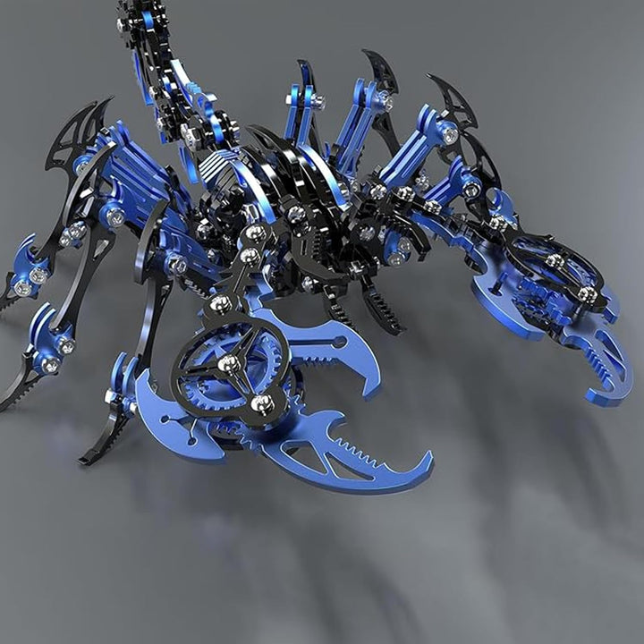Bunte 3D Metall Puzzle Erwachsene Skorpion, 3D Modellbausatz Metall für Erwachsene mit Werkzeugen, D