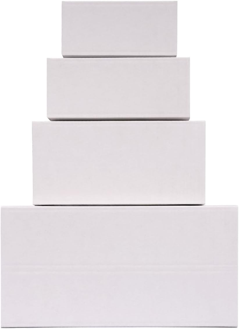 verpacking Faltkartons 250 x 175 x 100 mm KK 24 Weiss [Grösse und Stückzahl wählbar] 1-wellig kleine